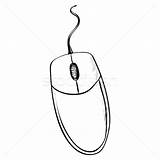 Mouse Computer Drawing Sketch Pencil Illustration Clipartmag Doodle Vector Style Dreamstime Eps Excellent sketch template
