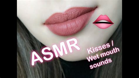 Asmr Lipstick Application Kisses Sounds 👄and Wet Sounds French Youtube