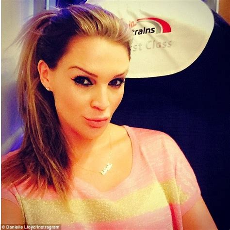 danielle lloyd flashes a smile as she shows off her trim figure in birmingham daily mail online