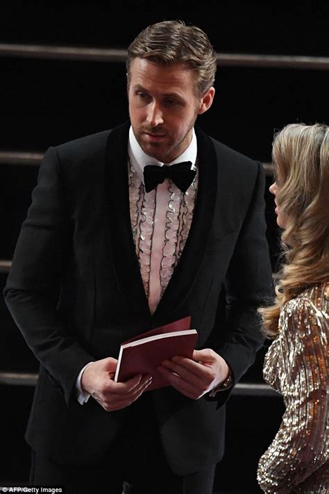 ryan gosling s oscars date revealed to be his sister daily mail online