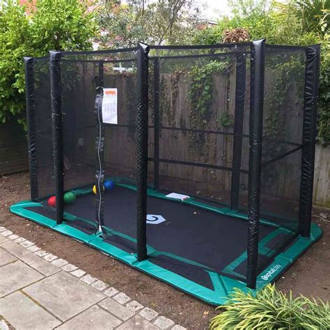 ft  ft capital  ground trampoline safety enclosure full