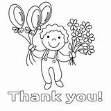 Thank Service Coloring Pages Cards Print Printable sketch template