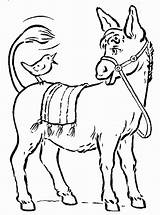 Donkey Coloring Pages Color Print Printable Colouring Ass Animals Drawings Animal Idea Nice Book Kids Stamps Horse Books Coloring2print Cute sketch template