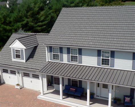 houses charcoal gray metal roofs home building plans