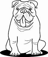Bulldog Coloring Pages English Drawing Camera Line Sheets Easy Adult Kids Dog Printable Drawings Colouring Georgia Book Cctv Outline Bull sketch template
