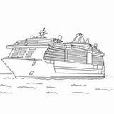 Cruise Ship Coloring Pages Hellokids sketch template