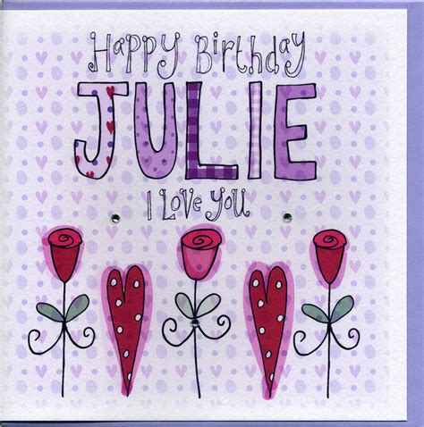 personalised hearts and roses birthday card by claire sowden design