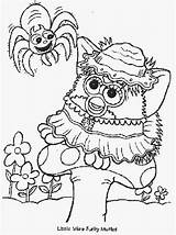 Furby Coloring Pages Color Furbie Kids Dinokids Colouring Furbys Fun Sheets Printable Children Print Simple Close sketch template