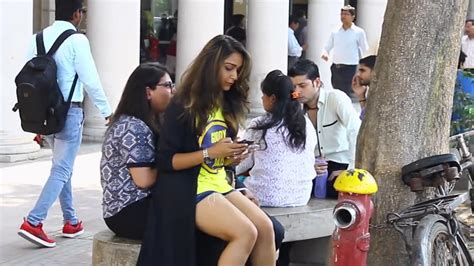 Hot Indian Girl Sitting On Stranger S Lap Prank Youtube
