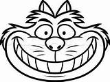 Cheshire Cat Coloring Grin Drawing Easy Disney Drawings Draw Step Alice Wonderland Pages Tattoo Cartoon Clipart Face Characters Colouring Simple sketch template