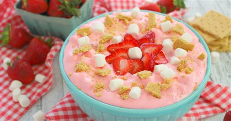Strawberry Cheesecake Fluff Salad Delightful E Made