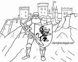 Medieval Arthur Castle Camelot Monty Slapstick Wild English sketch template