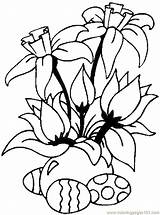 Easter Coloring Flowers Pages Flower Eggs Printable Color Vine Clipart Drawing Holidays Entertainment Clipartbest Vines Getdrawings Getcolorings sketch template