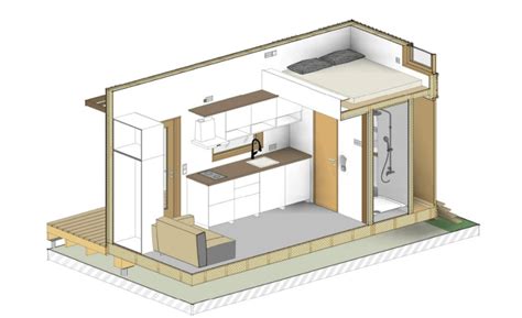 small floor plan   loft home   modern style