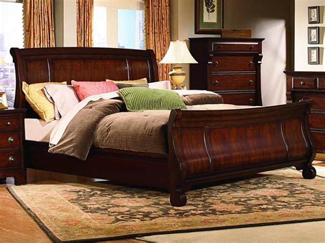 bedroom enrich your home decor with queen sleigh bed frame —