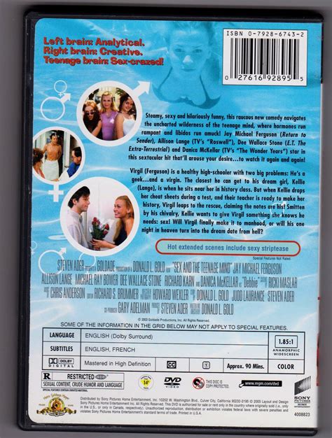 Sex And The Teenage Mind Dvd Dvd Hd Dvd And Blu Ray