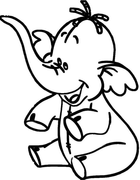 cute baby elephant coloring pages elephant coloring page coloring