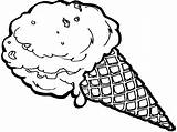 Ice Cream Coloring Scoop Pages Printable Scoops Pop Getcolorings Getdrawings Color Colorings Popular sketch template