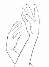 Hands Two Reaching Deviantart Sketch Template Sketches Drawings sketch template