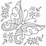 Bordar Mariposas Mariposa Hilo Butterflies Pattern Daisies Seredipity Icing Bordados sketch template