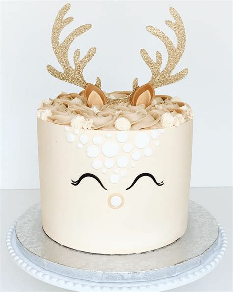 deer birthday cake ideas images pictures