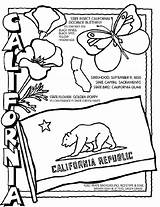 Coloring California Pages Crayola Flag Social Studies State Printable History Grade Color Sheets Bear 4th Pdf Symbols Facts Colouring Sheet sketch template