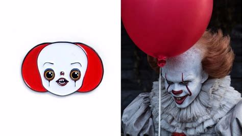 this pennywise pin is so darn cute i think it cured my fear of clowns hellogiggles
