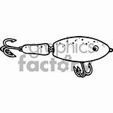 Bait Lure Tackle Clipground sketch template