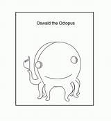 Coloring Octopus Pages Henry Oswald Adults Popular sketch template
