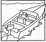 Boat Coloring Speed Printable Pages Ecoloringpage sketch template