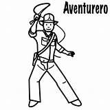 Aventurero Aventureros Enero sketch template