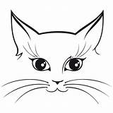 Cat Caras sketch template