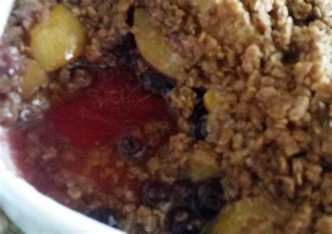 saturday fresh peach blueberry crumble easy dinner recipes healthy family