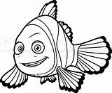 Nemo Outline Dory Drawing Finding Cartoon Pages Coloring Seagull Marlin Drawings Getdrawings Draw Fish Easy Paintingvalley Choose Board sketch template