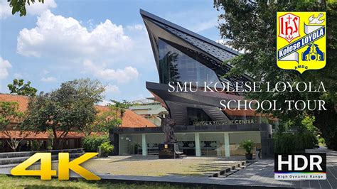 [4k] Sekolah Sma Loyola Semarang Walking Tour Kolese Loyola Youtube