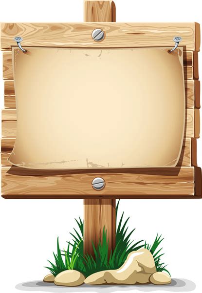 wooden board  grass vector  vector  encapsulated postscript