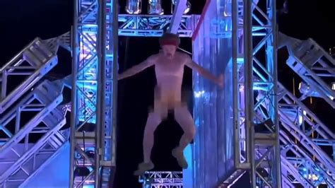 Crazy Naked Guy Streaks American Ninja Warrior Course