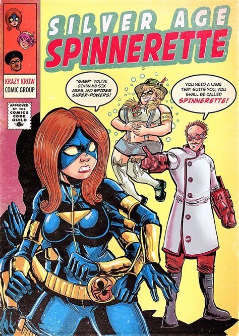 Spinnerette Comics Super Powers Silver Age