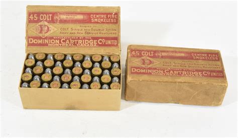 vintage  colt ammo landsborough auctions