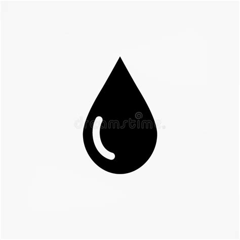water drop sign icon tear symbol stock vector illustration
