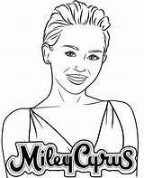 Miley Cyrus Coloring Pages Singers Sheets Singer Pop Celebrity Printable Famous People Topcoloringpages Choose Board sketch template