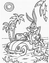 Tunes Looney Tune Loony Ninos Paginas Vacances Coloringhome sketch template