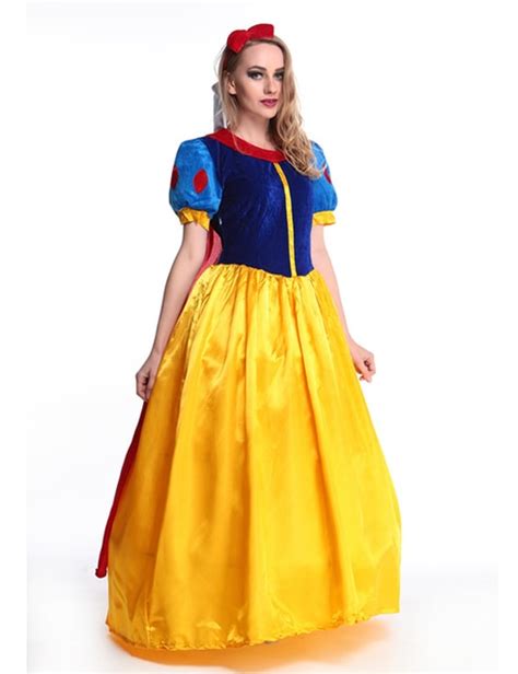 women 2017 princess snow white cosplay costume carnival party dress