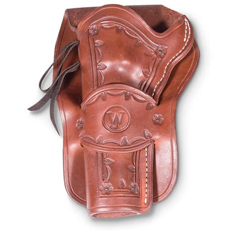 western justice hand tooled leather holster  holsters