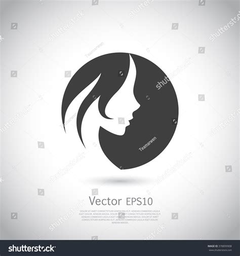 woman logo vector stock vector  shutterstock