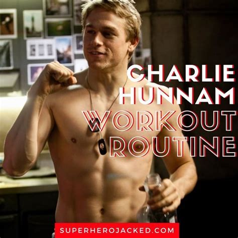 charlie hunnam workout routine and diet plan train like jax teller