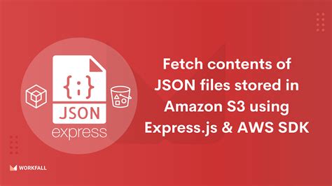 fetch contents  json files stored  amazon   expressjs  aws sdk