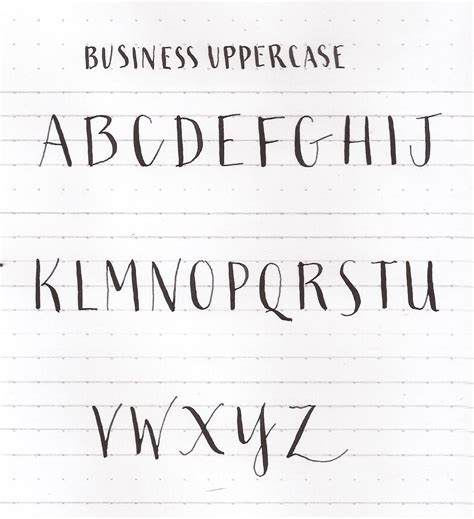 inspiration hand lettering fonts capital letters