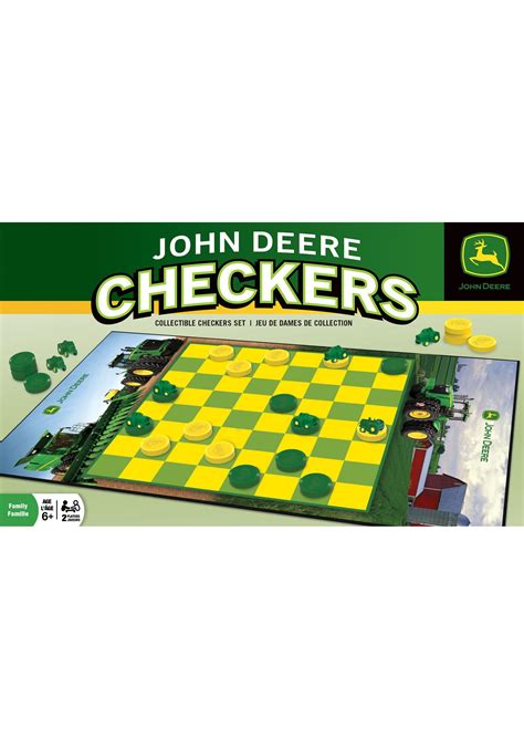 John Deere Checkers Board Game Board Game