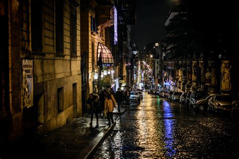 strasse bei nacht foto bild europe italy vatican city  marino italy bilder auf fotocommunity